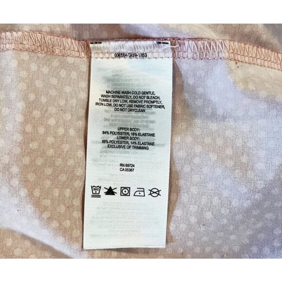 Columbia Womens Omni-Shade Sun Protection Dress Medium Pink and Coral Polka Dot - Picture 9 of 11